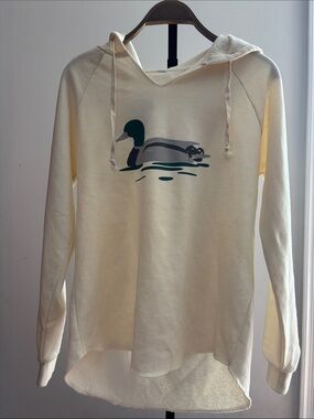 NWT Women's Mallard Duck Cream Hoodie